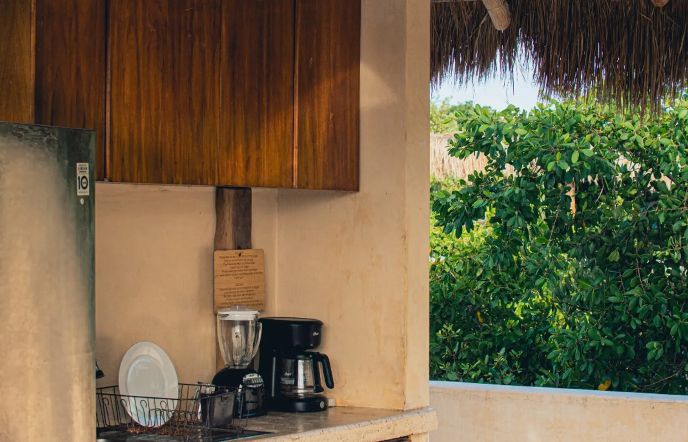 Shared kitchen area at Sunset Tulum