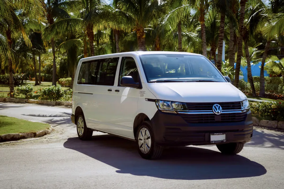 Airport transfer van for Tulum transportation